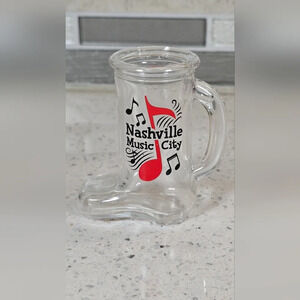 Hard To Find - Nashville Music City Boot Shaped Shot Glass